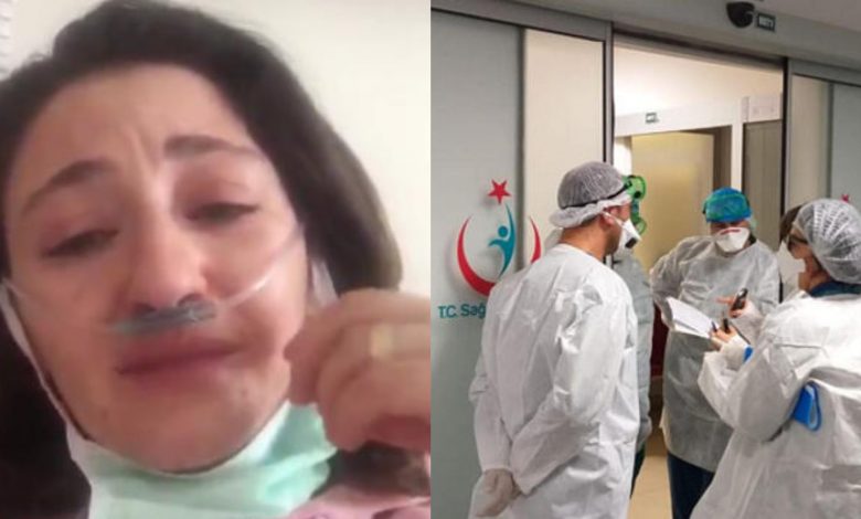 فيديو فتاة تركية مصابة بفيروس كورونا