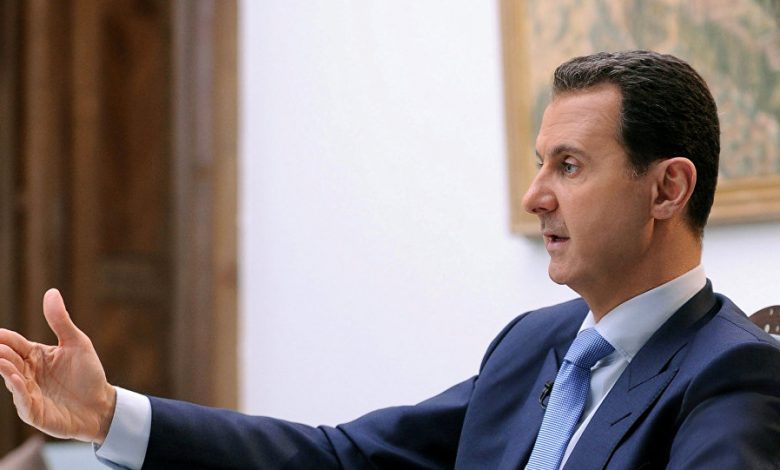 بشار الأسد في قفص الاتهام