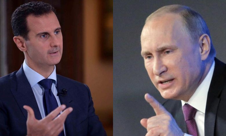صبر بوتين نفد من بشار الأسد