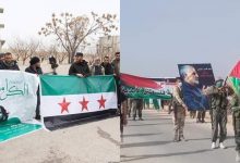 صورة إيران تحتفل بـ “يوم القدس” في سراقب.. وناشطون معارضون يدعون لإقامة صلاة العيد على طريق “M4” جنوب إدلب