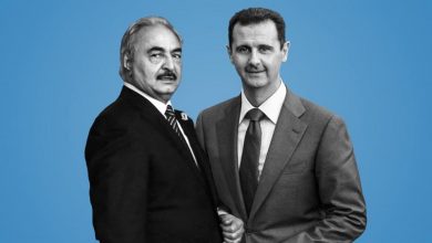 صورة بشار الأسد يدعم “حفتر” ضد تركيا.. ما دور الإمارات؟