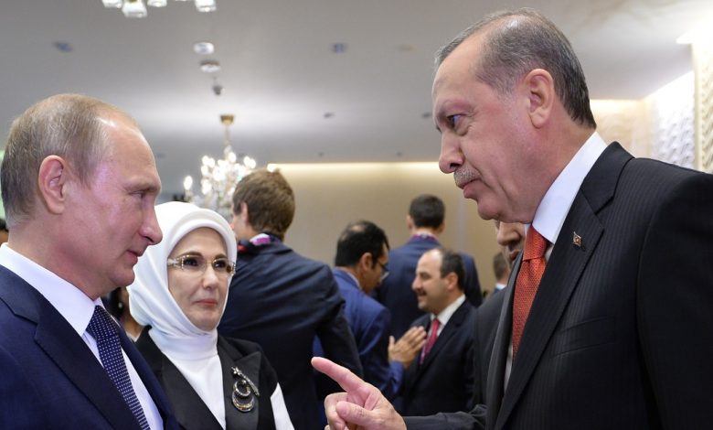 بوتين وأردوغان يبحثان الملف السوري