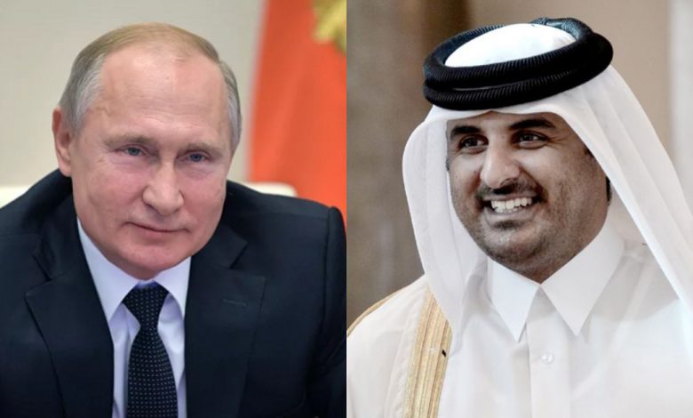 بوتين وأمير قطر يبحثان الملف السوري