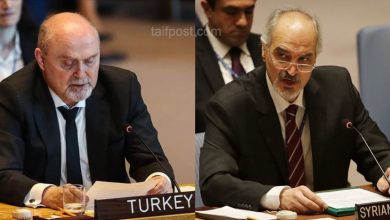 صورة سجال بين ممثلي تركيا ونظام الأسد في مجلس الأمن الدولي بشأن سوريا..!