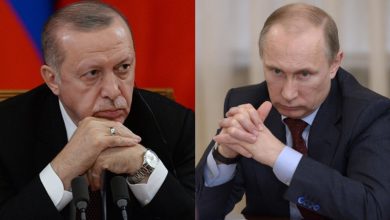 صورة صحيفة روسية: أردوغان رسم خطاً أحمر أمام بوتين بسبب إدلب ..!