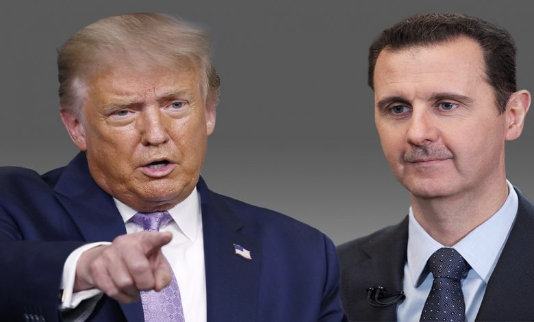مفاوضات بين ترمب وبشار الأسد