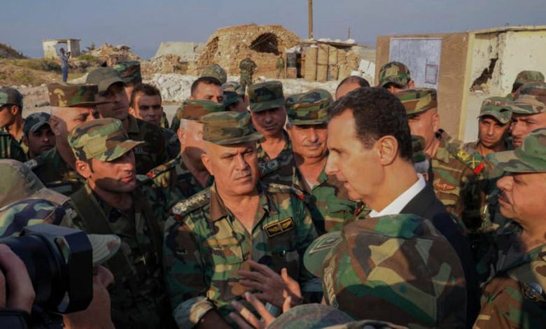 بشار الأسد خدمة الاحتياط