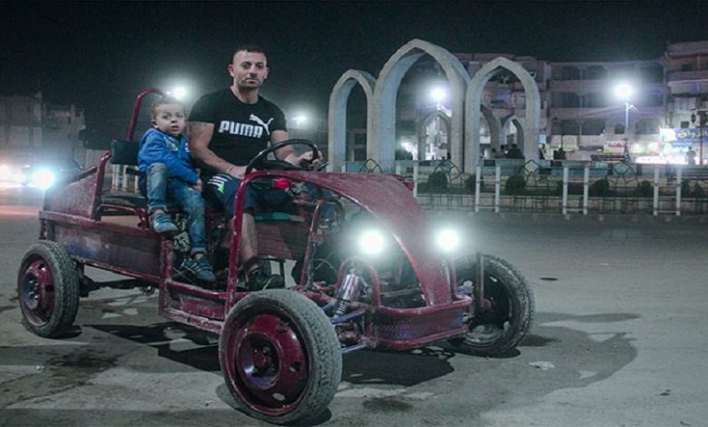 شاب سوري يصنع سيارته بنفسه