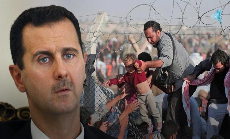 نظام الأسد اللاجئين السوريين