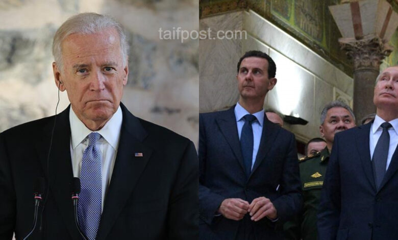 إدارة بايدن وبشار الأسد