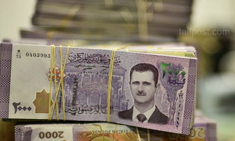 انخفاض الليرة السورية مقابل العملات