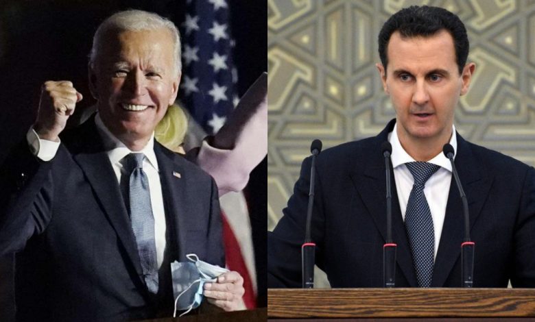 بايدن بشار الأسد
