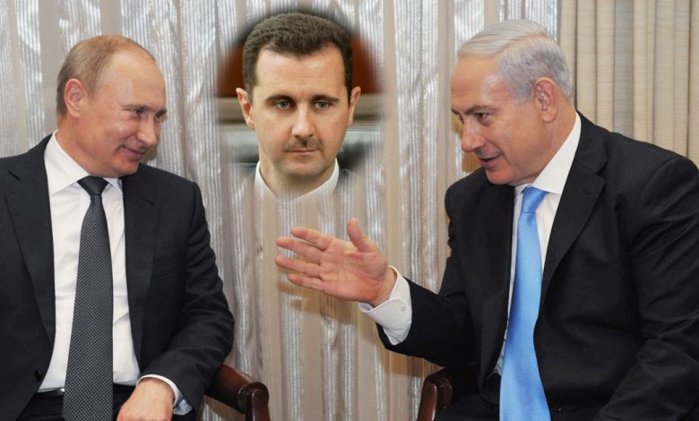 بشار الأسد ومسؤول إسرائيلي