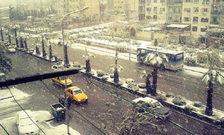 توقعات حالة الطقس في سوريا