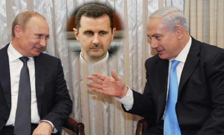 بشار الأسد نتنياهو