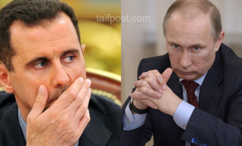 بوتين من بشار الأسد