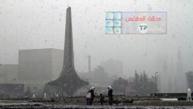 صورة توقعات الطقس في سوريا.. عودة الأجواء الباردة ومنخفض ماطر يبدأ الاثنين!