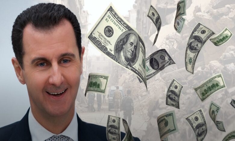 لمد خزينة بشار الأسد بالدولار