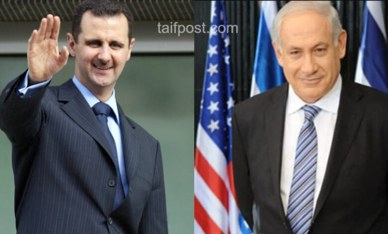 طلب إسرائيلي بشار الأسد