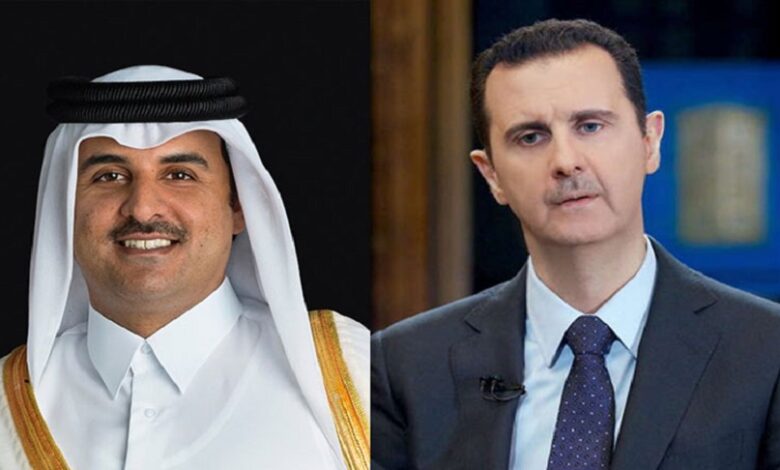 قطر نظام الأسد