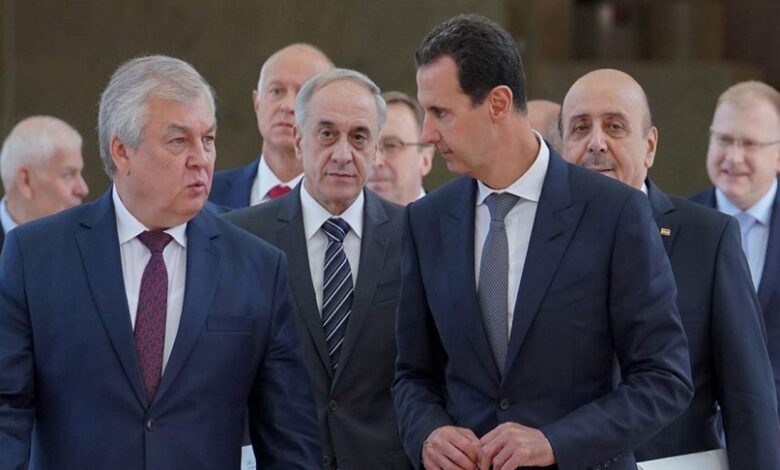 القيادة الروسية بشار الأسد