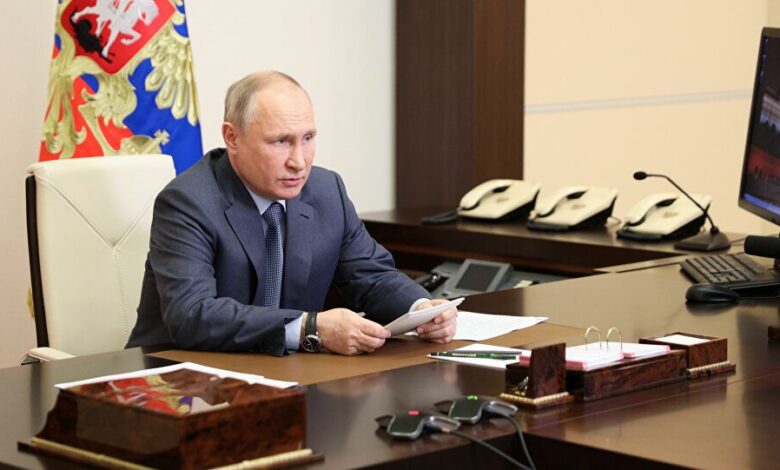 الرئاسة الروسية بوتين بشار الأسد