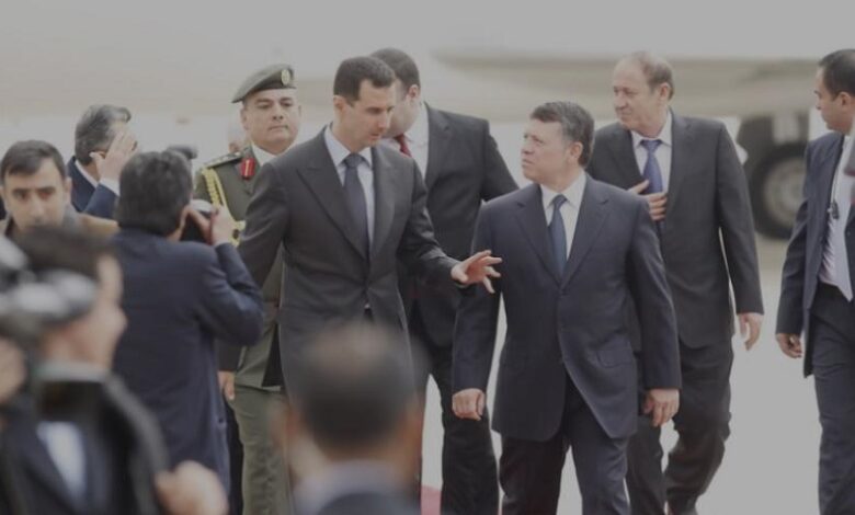 نظام الأسد الأردن