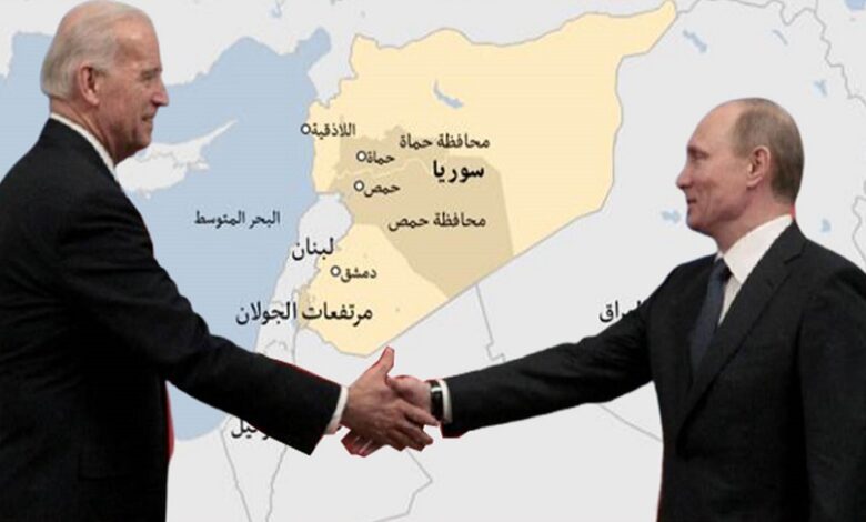 رسالة بوتين بايدن سوريا