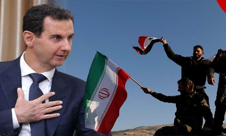 بشار الأسد علاقة إيران