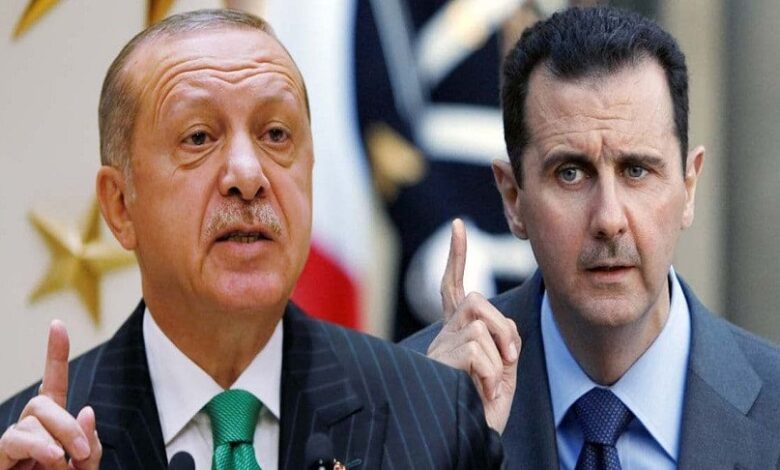 أردوغان بشار الأسد بغداد