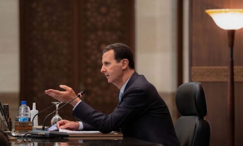 اجتماعات بشار الأسد القصر