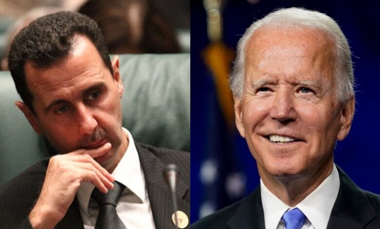 بشار الأسد لإدارة بايدن بشأن سوريا