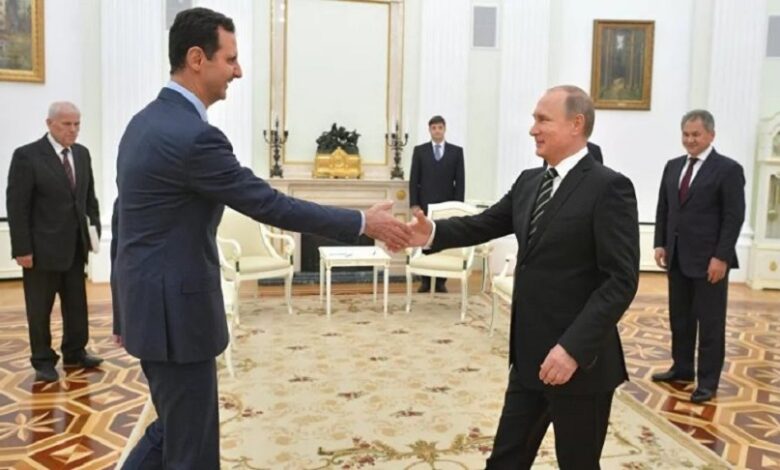 بوتين بشار الأسد