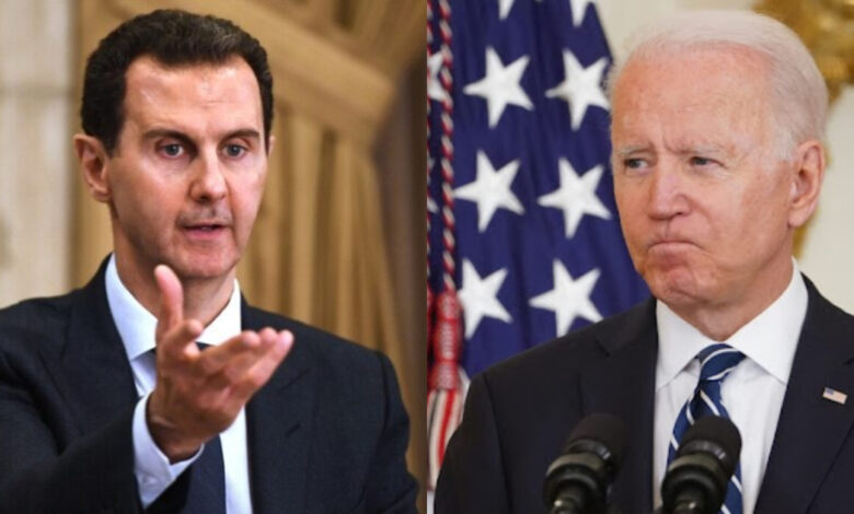 الإعلام الأمريكي بايدن بشار الأسد