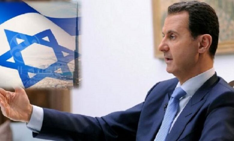 الإعلام الإسرائيلي بشار الأسد