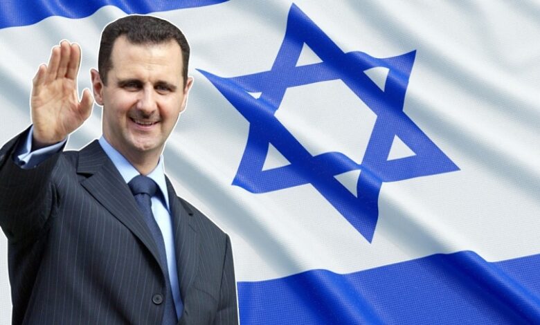 الموقف الإسرائيلي بشار الأسد