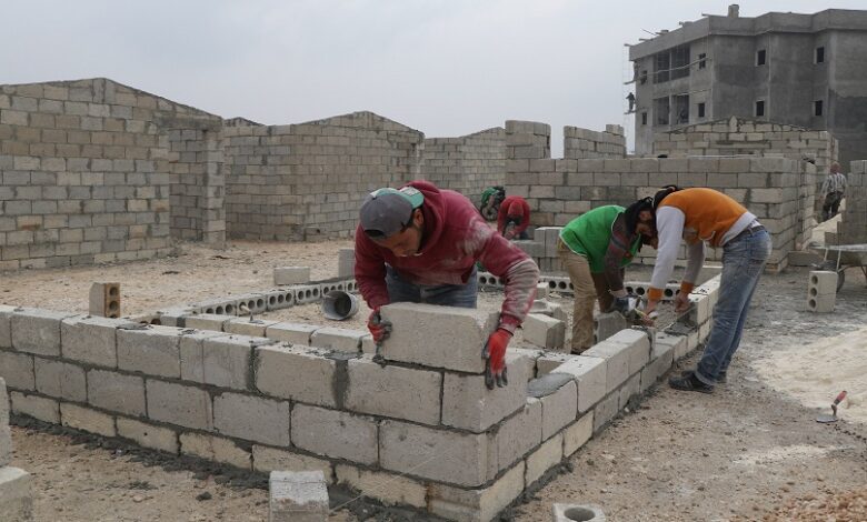 تكلفة بناء منزل في سوريا