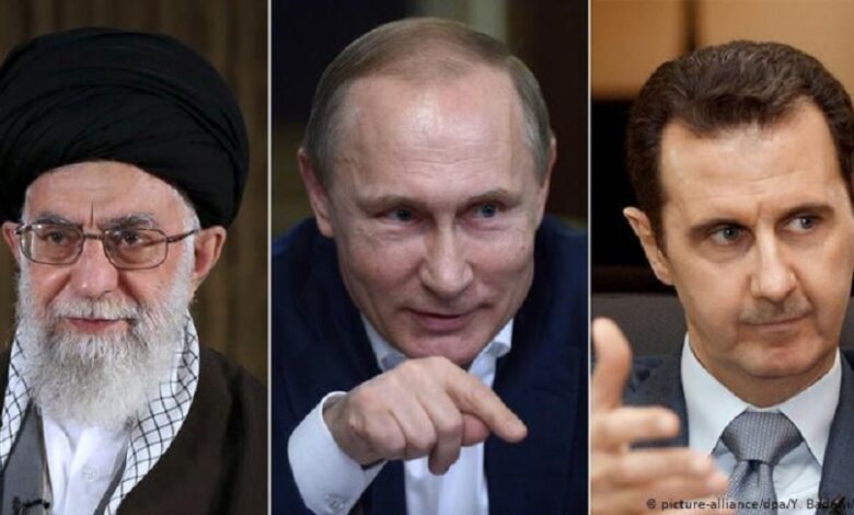روسيا ونظام الأسد إيران سوريا