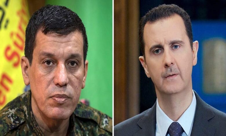 قيادة قسد بشار الأسد