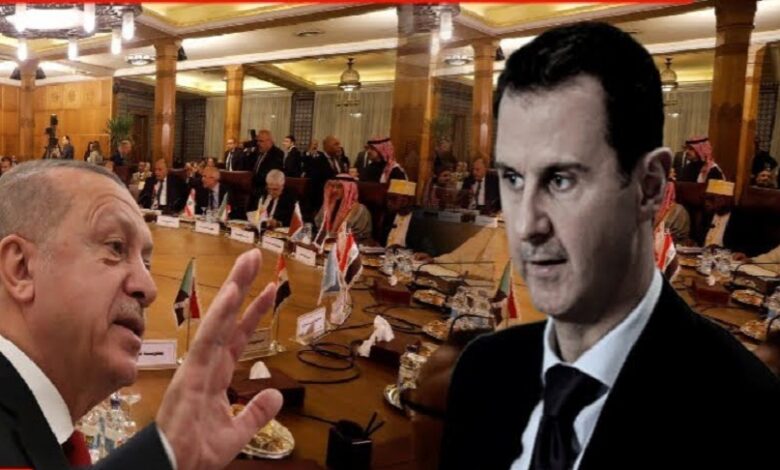 فيتو عربي تركي بشار الأسد