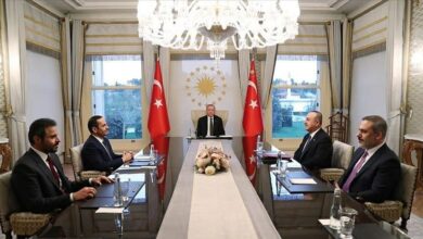 صورة اجتماع تركي قطري على أعلى المستويات بحضور الرئيس أردوغان ورئيس الاستخبارات التركية.. ما الجـ.ـديد؟