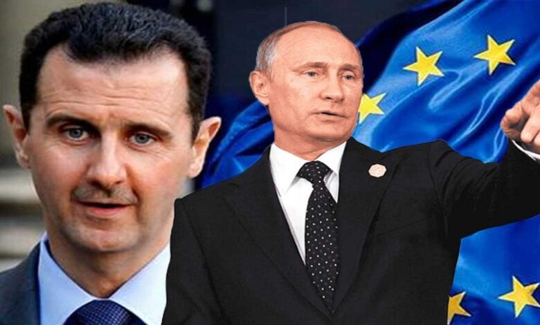 الاتحاد الأوروبي روسيا وبشار الأسد