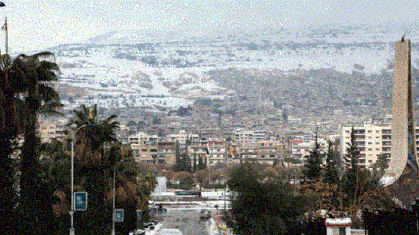 الطقس سوريا برودة