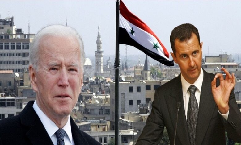 صفقة بشار الأسد بايدن