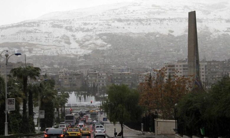 منخفض شديد الطقس سوريا