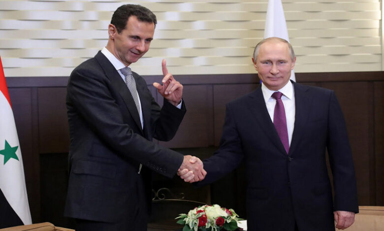 بشار الأسد العملية الروسية أوكرانيا