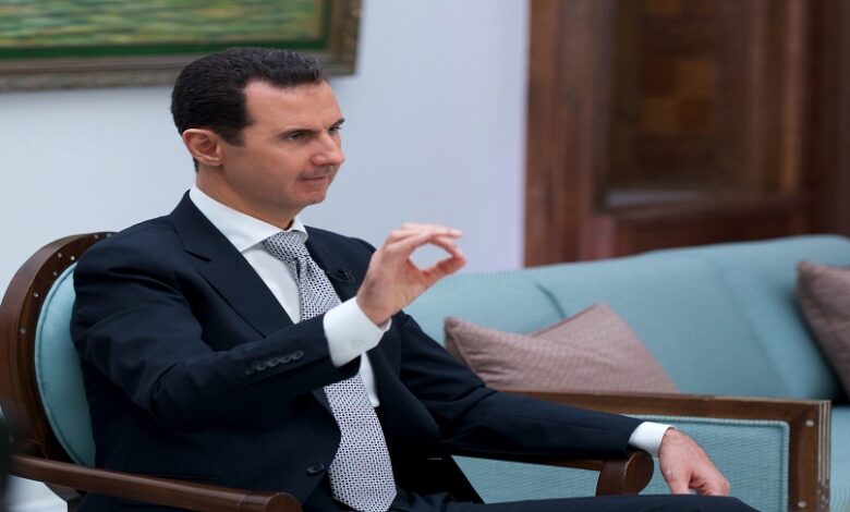 بشار الأسد يلتقي مسؤولاً عربياً