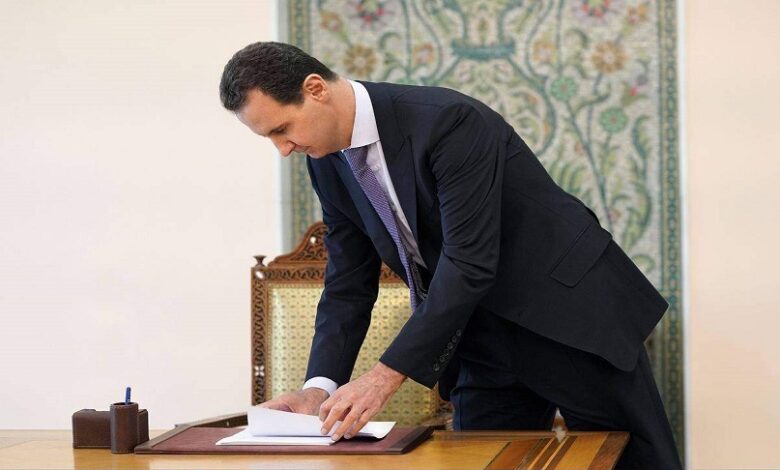 رسالة خليجية بشار الأسد