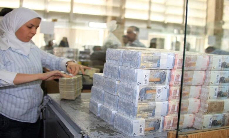 البنك المركزي بقيمة الليرة السورية
