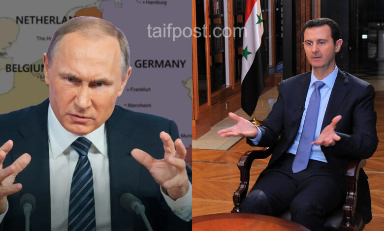 بشار الأسد ورقة بوتين